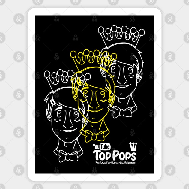 Top Pops x Whitelaw Comics Magnet by Whitelaw Comics